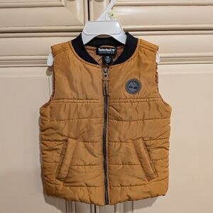 Timberland 12M Kids Tan Puffer Vest